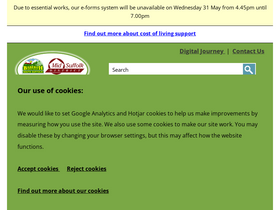 'babergh.gov.uk' screenshot