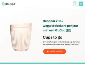 gocups.nl homepage screenshot