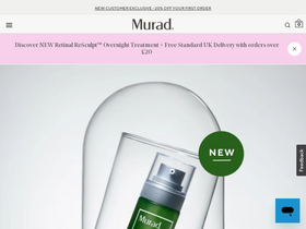 'murad.co.uk' screenshot