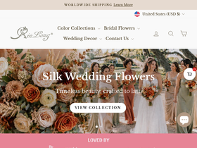 Rinlongflower homepage screenshot
