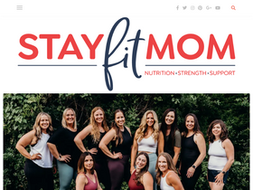 'stayfitmom.com' screenshot