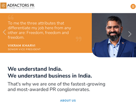 'adfactorspr.com' screenshot