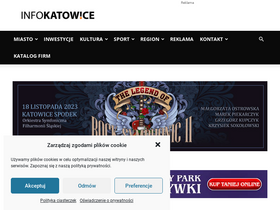 'infokatowice.pl' screenshot