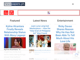 'newspapers.ph' screenshot