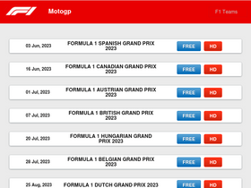 'f1streams.pro' screenshot