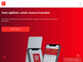 'linkaja.id' screenshot