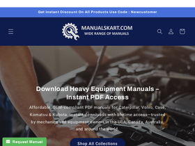Manualskart homepage screenshot