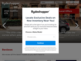 'rydeshopper.com' screenshot