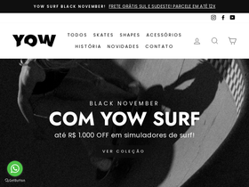 yowsurfskate.com.br homepage screenshot
