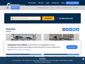 'comprecar.com.br' screenshot