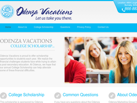 odenzavacationsscholarships.com
