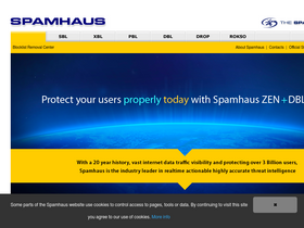 'spamhaus.org' screenshot