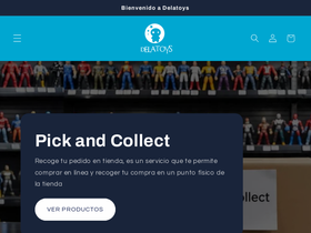 delatoys.com homepage screenshot