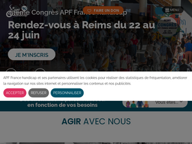 'apf.asso.fr' screenshot