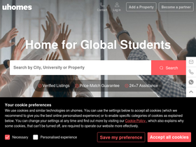'uhomes.com' screenshot