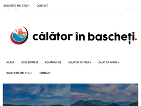 'calatorinbascheti.ro' screenshot