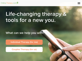 'online-therapy.com' screenshot