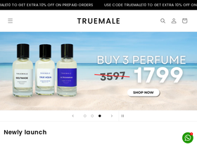 truemale.in homepage screenshot