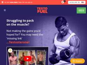 'testofuel.com' screenshot