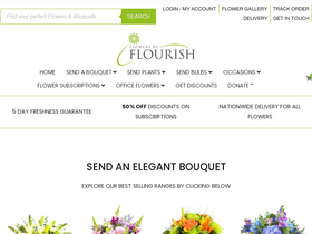 'flowersbyflourish.com' screenshot