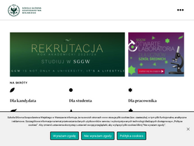 'sggw.pl' screenshot