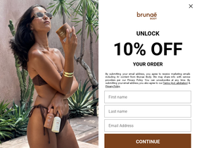 Brunae Body website screenshot
