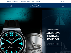 'muehle-glashuette.de' screenshot