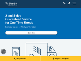 'shredit.com' screenshot