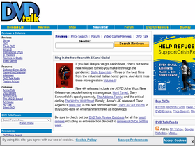 'dvdtalk.com' screenshot