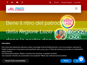 'provitaefamiglia.it' screenshot