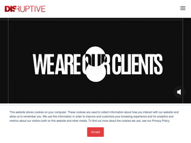 'disruptiveadvertising.com' screenshot