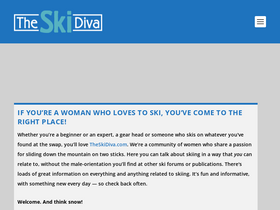 'theskidiva.com' screenshot