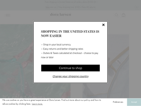'doralarsen.com' screenshot