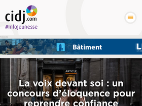 'cidj.com' screenshot