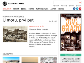 'klubputnika.org' screenshot