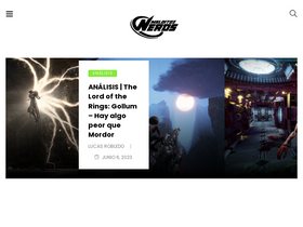 'malditosnerds.com' screenshot