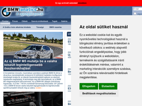 'bmwfanatics.hu' screenshot