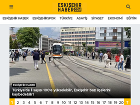 'eskisehirhaber.com' screenshot