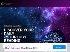 'yourastrologyreading.com' screenshot