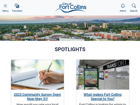 'fcgov.com' screenshot