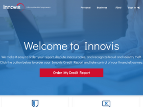 'innovis.com' screenshot
