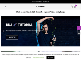 'slusny.net' screenshot