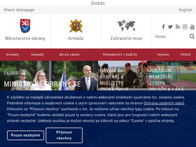 'afbcaslav.army.cz' screenshot
