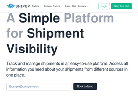 'shipup.net' screenshot