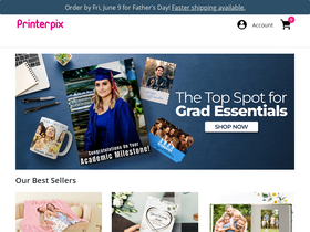 'printerpix.com' screenshot