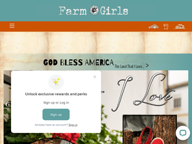 farmgirlsfancyfrills.com homepage screenshot
