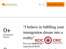'immigcanada.com' screenshot