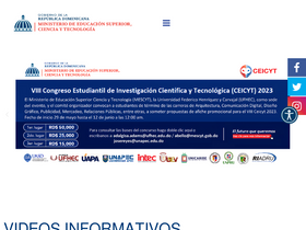 'mescyt.gob.do' screenshot