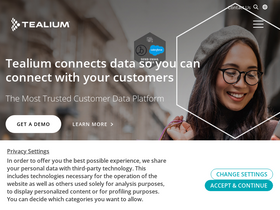 'tealium.com' screenshot