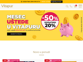 'vitapur.rs' screenshot